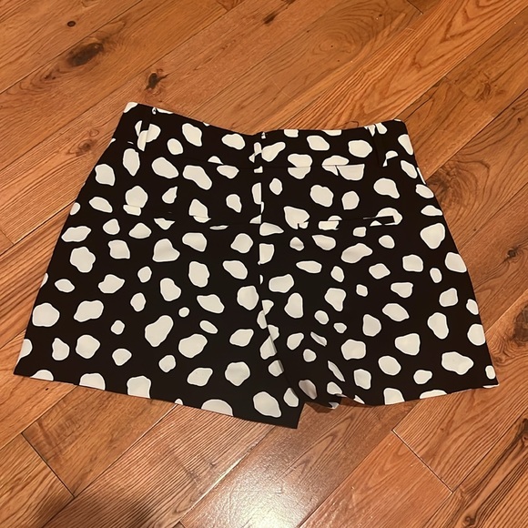 Ann Taylor Black and White Cow print shorts. - Picture 3 of 4